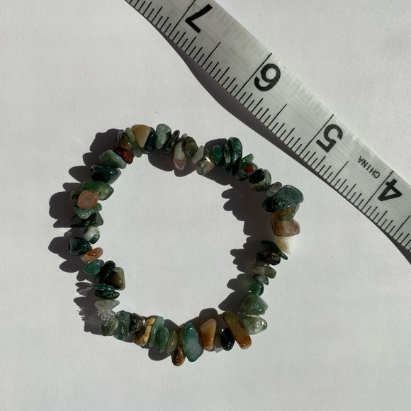 Fancy Jasper handmade bracelet | Genuine Stone - Picture 2 of 2